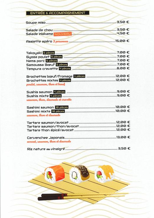 Maison Sushi - Menu Image 3